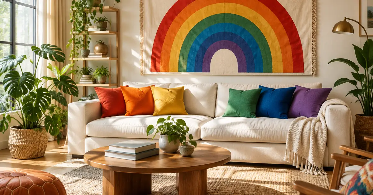 Rainbow Home Decor: 7 Ways to Style Pride Into Every Room